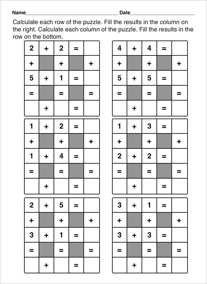 Fun Math Worksheets For Middle School 706578