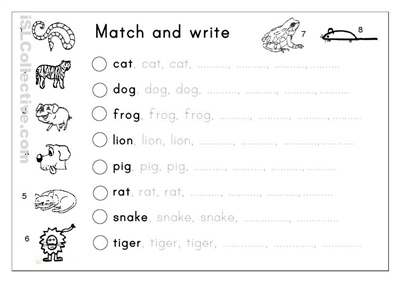 Handwriting Worksheet For Kindergarten