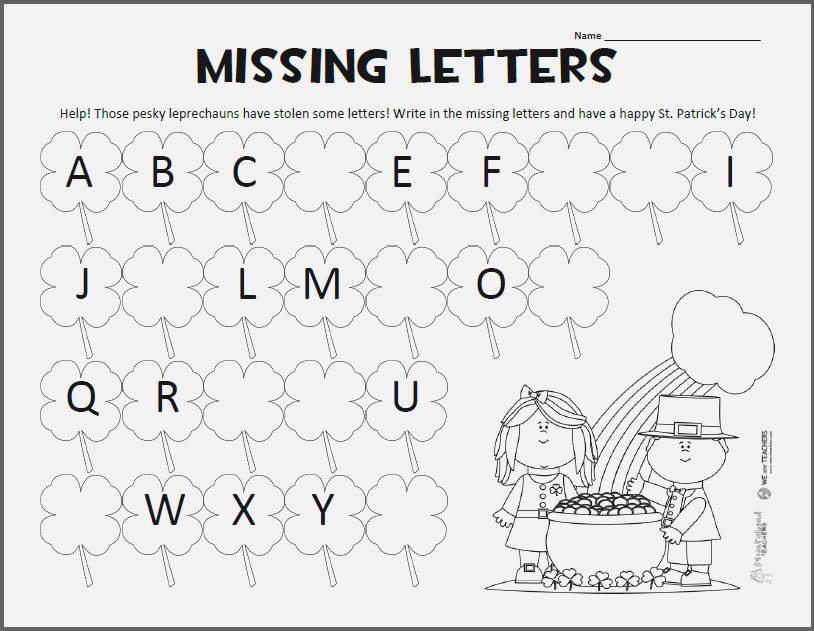 Letters In English Alphabet Worksheets 1222921