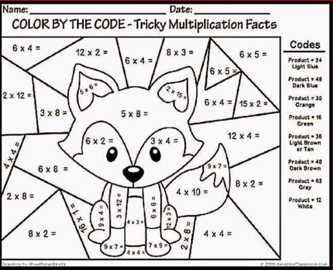 Math Coloring Pages 7th Grade 03