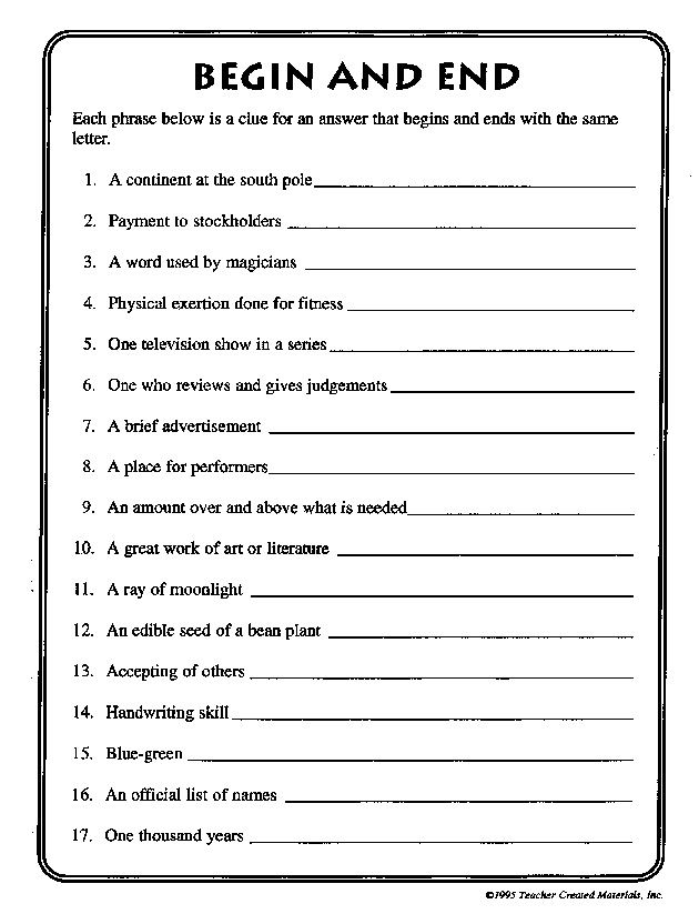 Math Mind Games Worksheets 68173