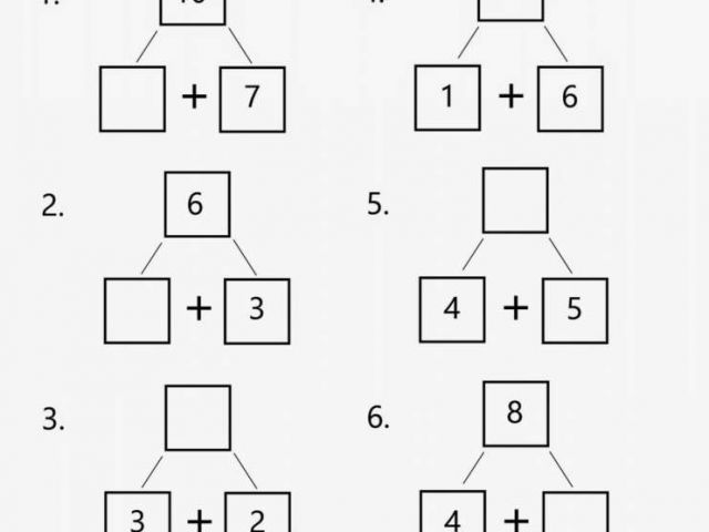 Multiplication Number Bonds Worksheets Images
