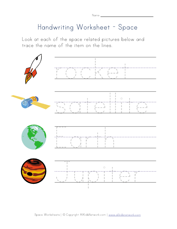 Outer Space Free Printables