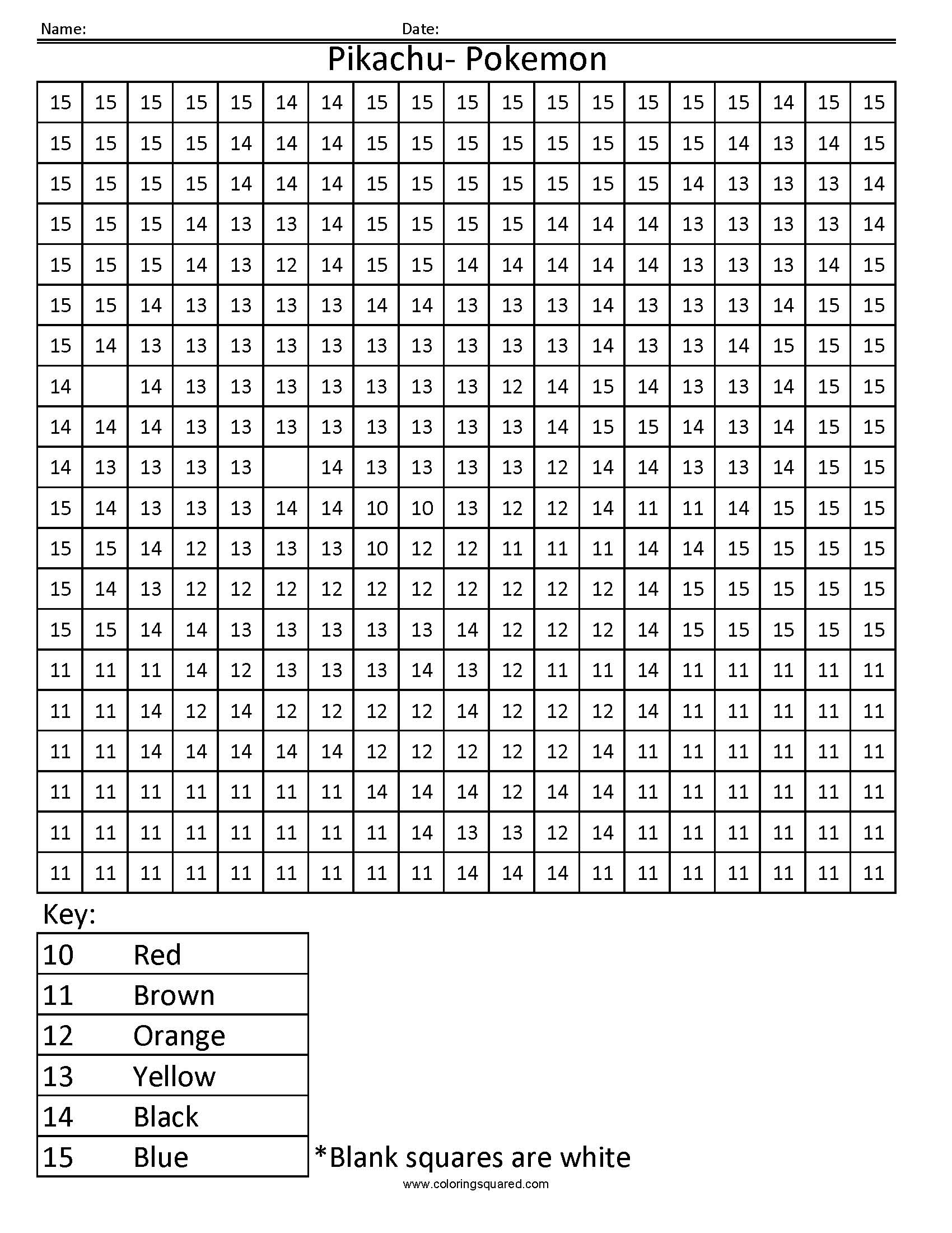 Pokemon Math Worksheets Printable 1266919