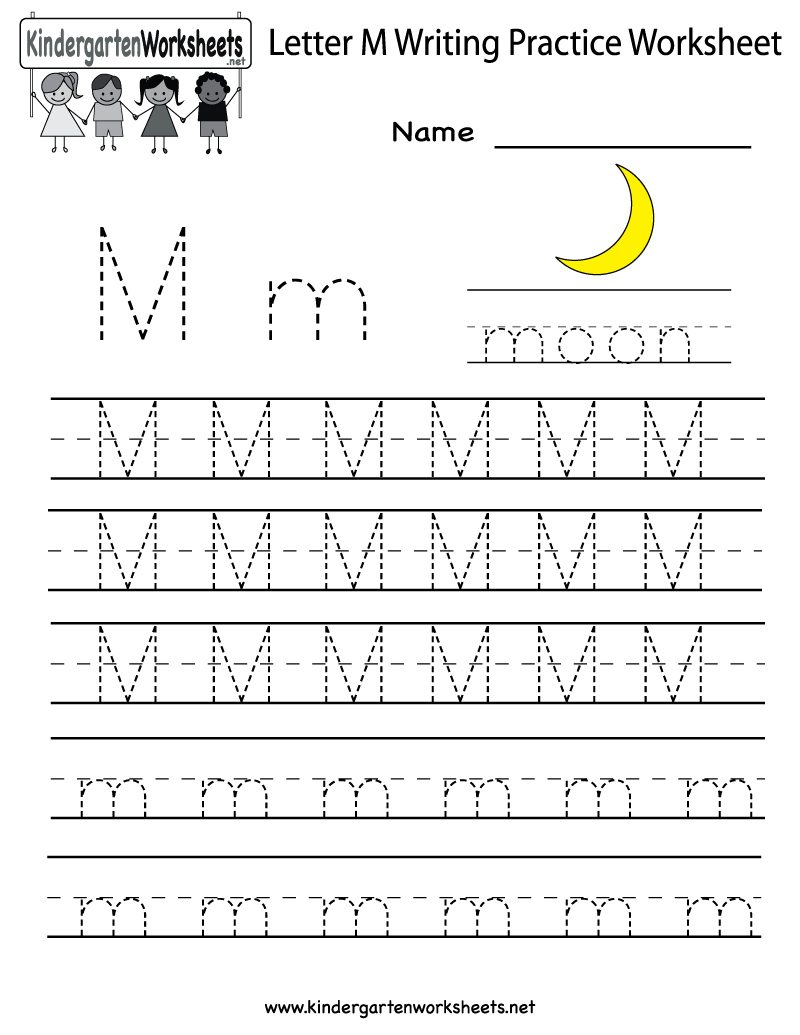 Preschool Worksheets Letter M 870108