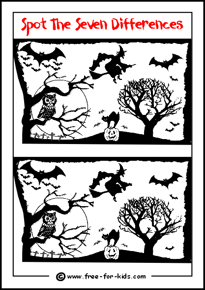 Printable Halloween Activities For Children