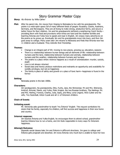 Story Grammar Worksheet The Best Worksheets Image Collection