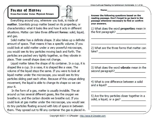 Year 4 Comprehension Worksheets Free Activities Year 5