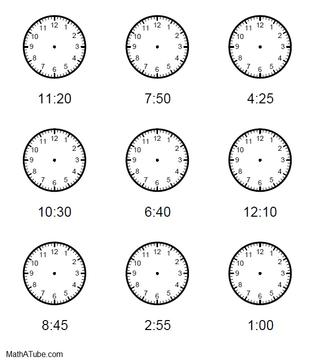 28+ Collection Of Drawing Of A Clock Without Hands