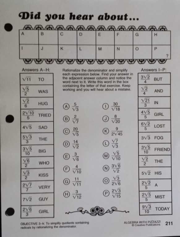 36 Unique Did You Hear About Math Worksheet Answer Key