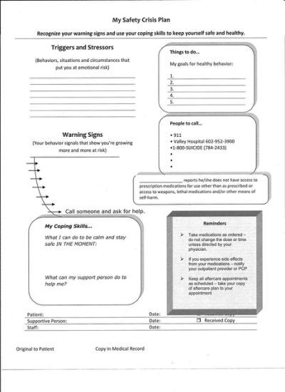 Worksheets For Adults Anxiety