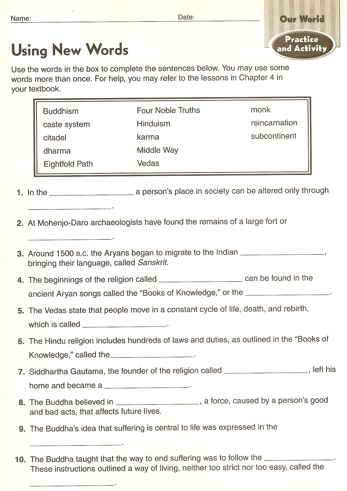 4th Grade Social Studies Worksheets Free Worksheets Library