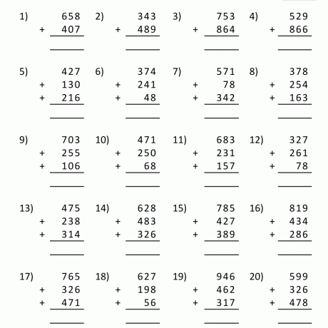 9th Grade Printable Math Worksheets