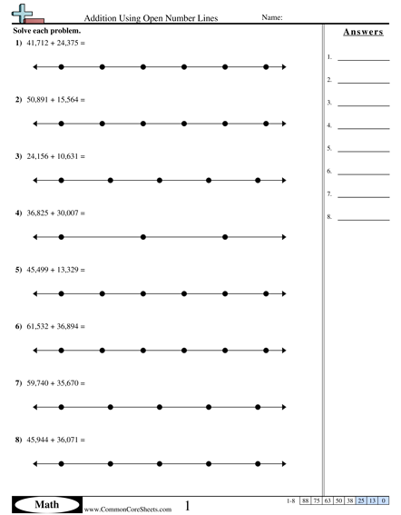 Addition Worksheets