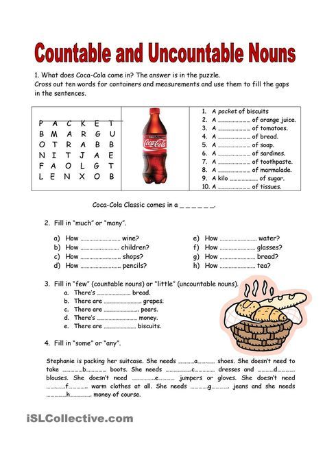 Countable And Uncountable Nouns
