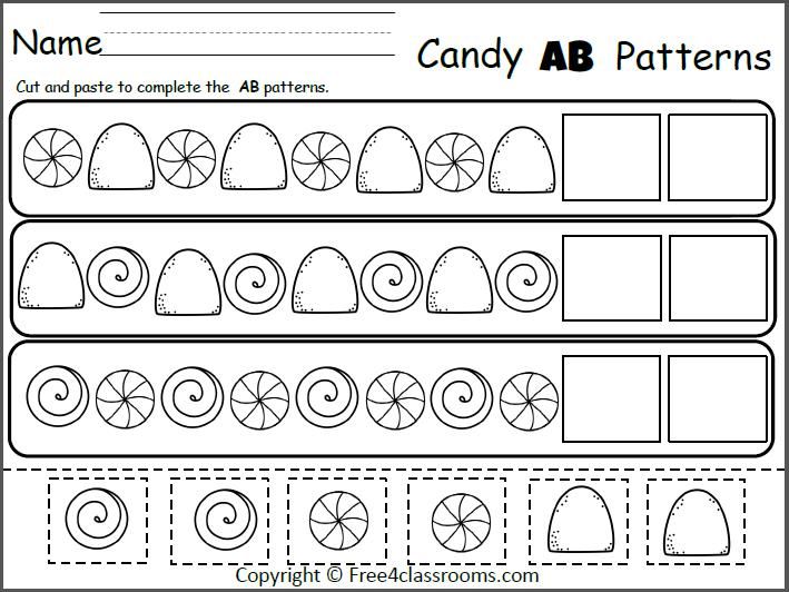 Free Candy Ab Patterns Cut And Paste