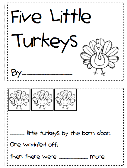 Free Kindergarten Thanksgiving Worksheets Printables