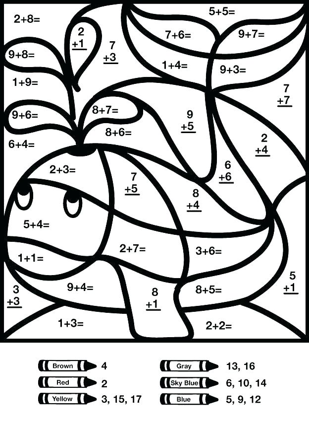 Free Printable Math Multiplication Coloring Worksheets  188583