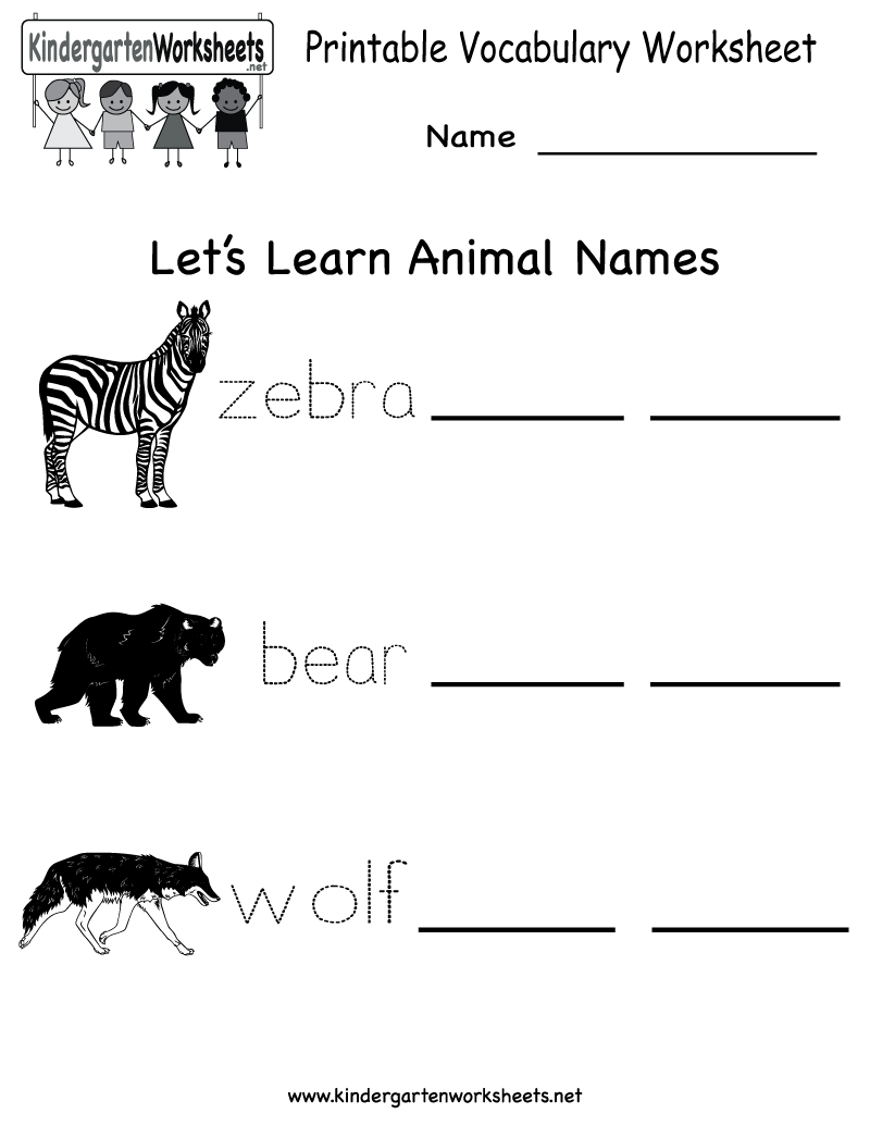 Free Printable Preschool English Worksheets  553583
