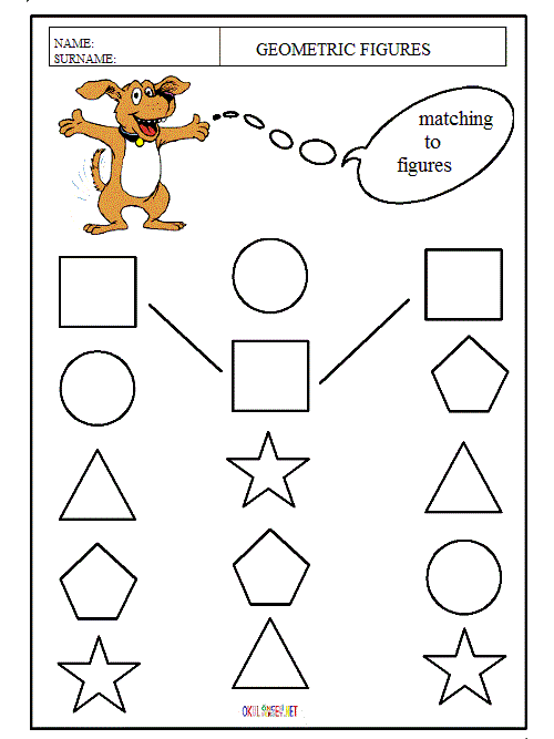 Free Worksheets Shapes Worksheets Kids Free Math Worksheets
