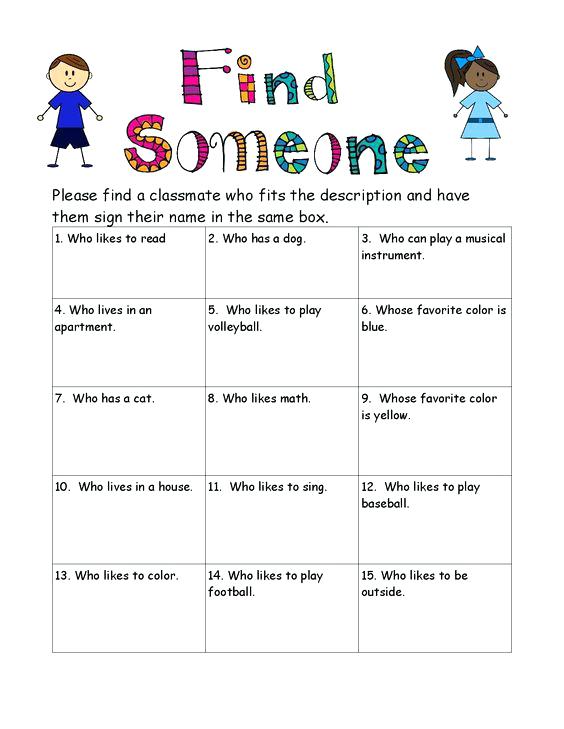 Icebreaker Bingo Worksheet Free Printable Worksheets Made By