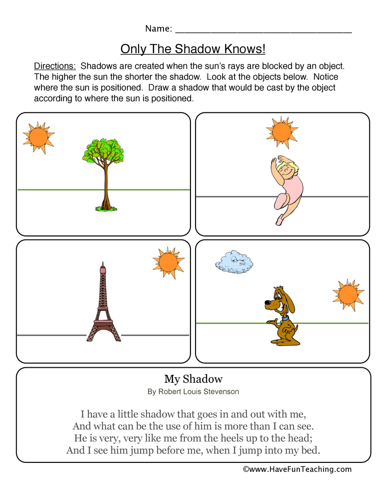 Kindergarten Shadow Writing Worksheets 1343332