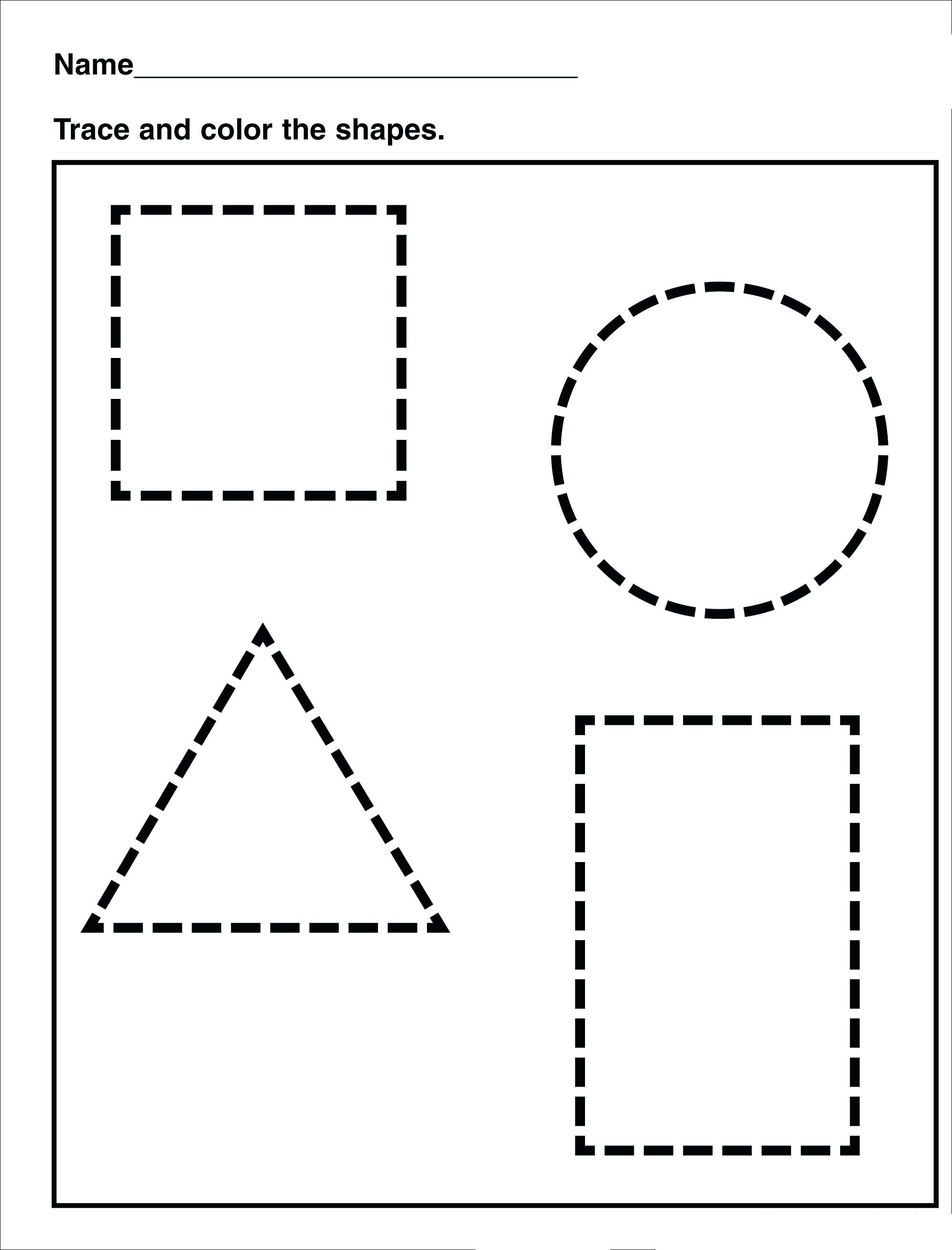 Shapes Worksheets Free