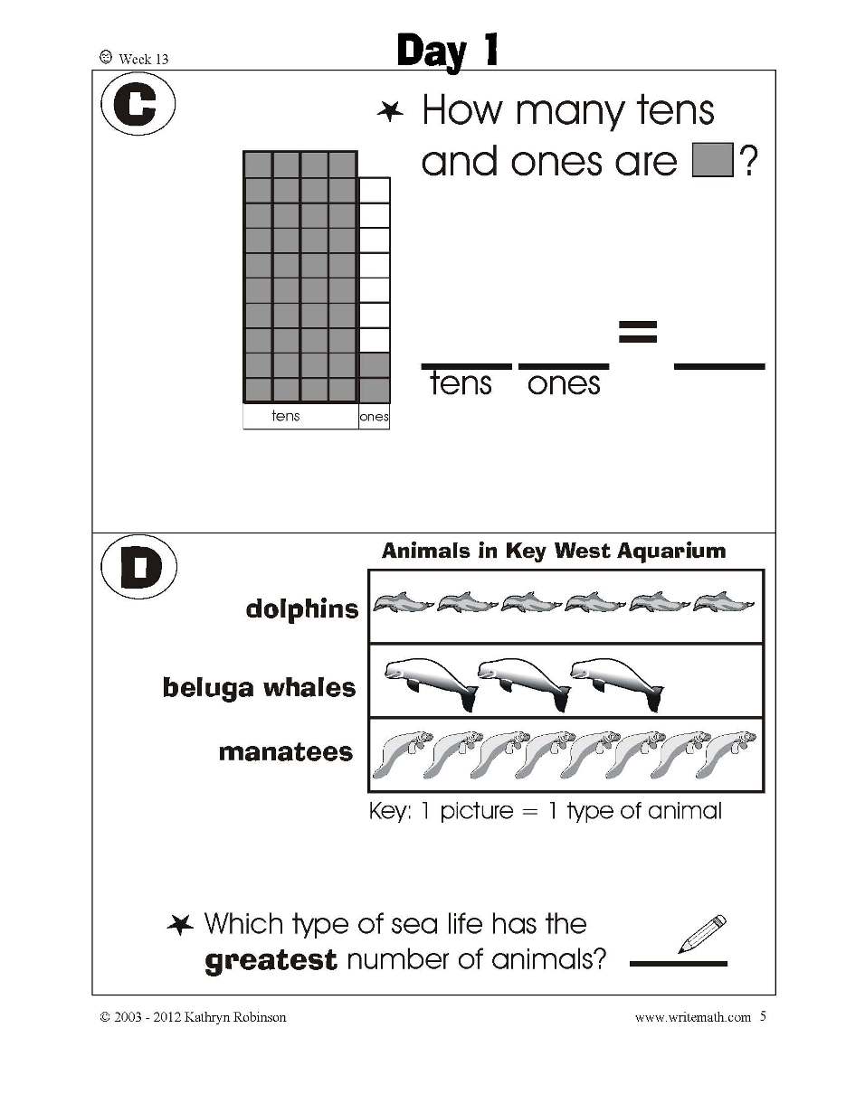 Common Core Worksheets 1st Grade