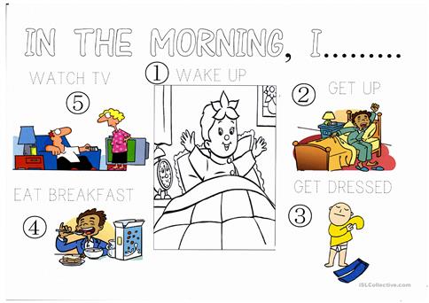 Morning Routine Worksheet