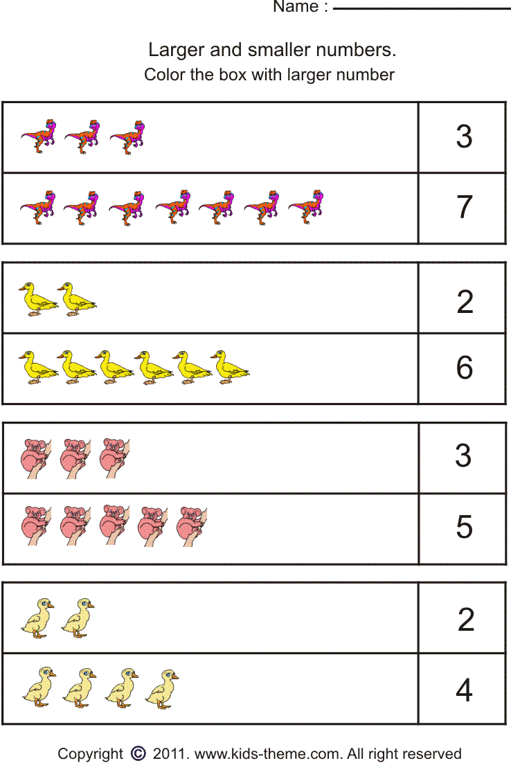 Nursery Number Worksheets  1817265