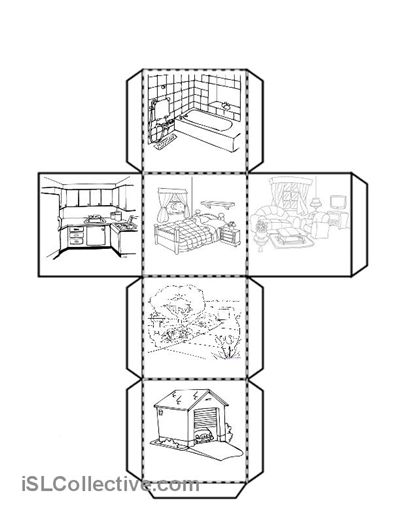 Parts Of A House Worksheets For Preschool