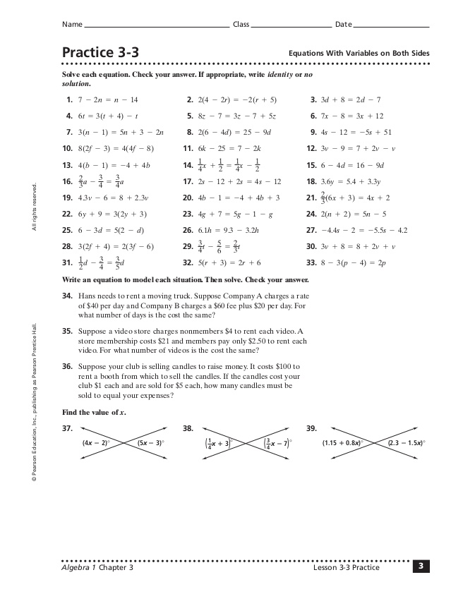 pearson-education-inc-2-worksheets