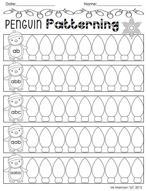 Pre Kindergarten Christmas Worksheets