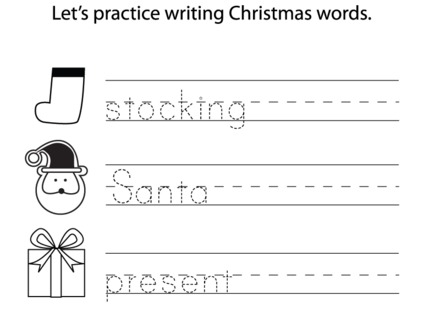 Preschool Christmas Worksheets Printables, Free Worksheets For