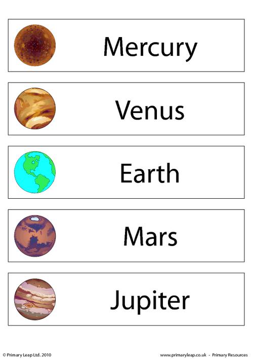 Printable Planets Worksheets Pics About Space, Planet Worksheets