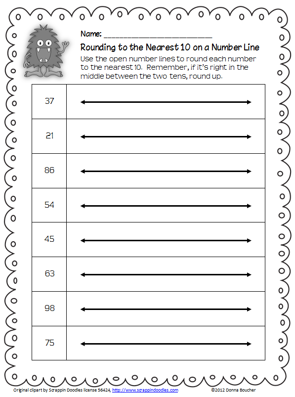 Rounding On An Open Number Line