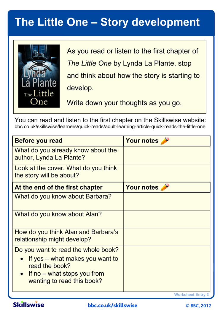 Story Development Worksheet