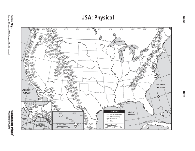 Us Landforms Worksheet
