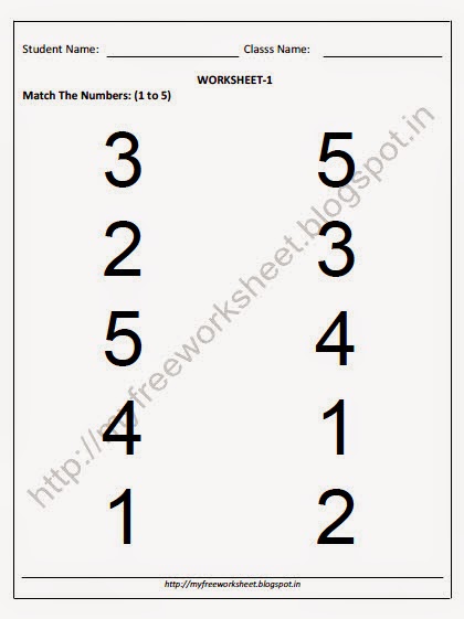 Worksheets For Nursery In Math