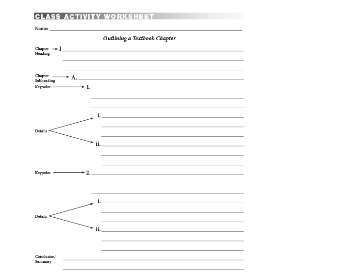 Worksheets Middle School Study Skills Worksheets Tween Publishing