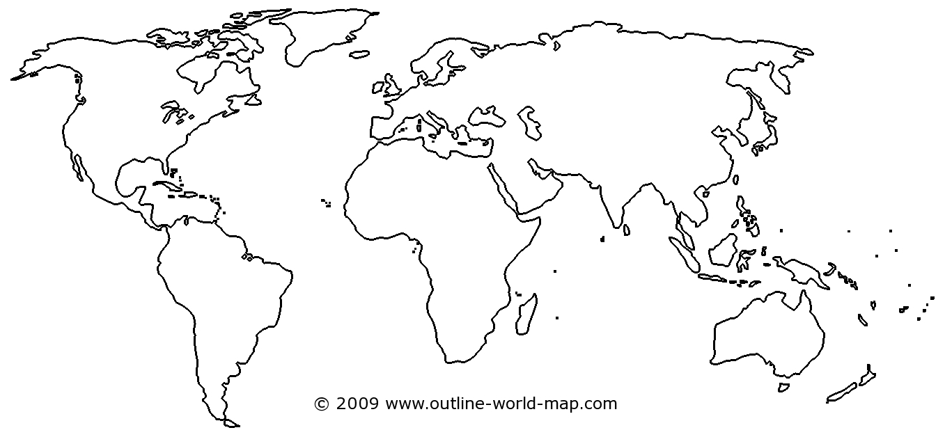 World Map Worksheet