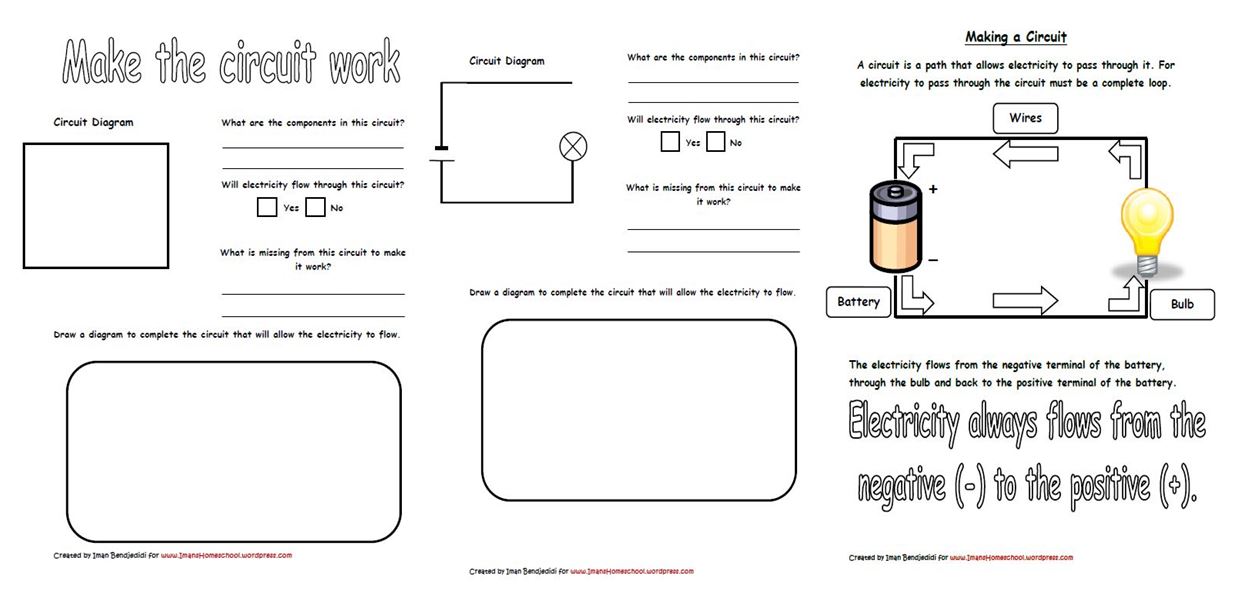 Year 6 Circuits Worksheet 157343