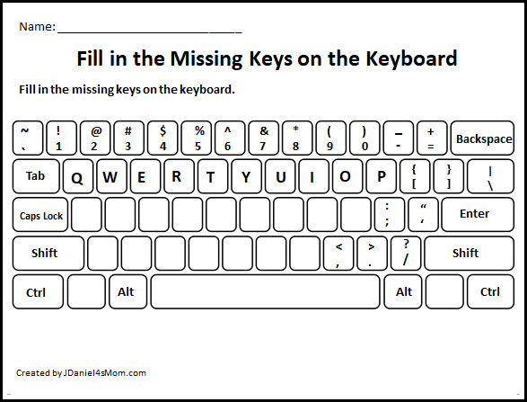 Learning The Computer Keyboard Layout