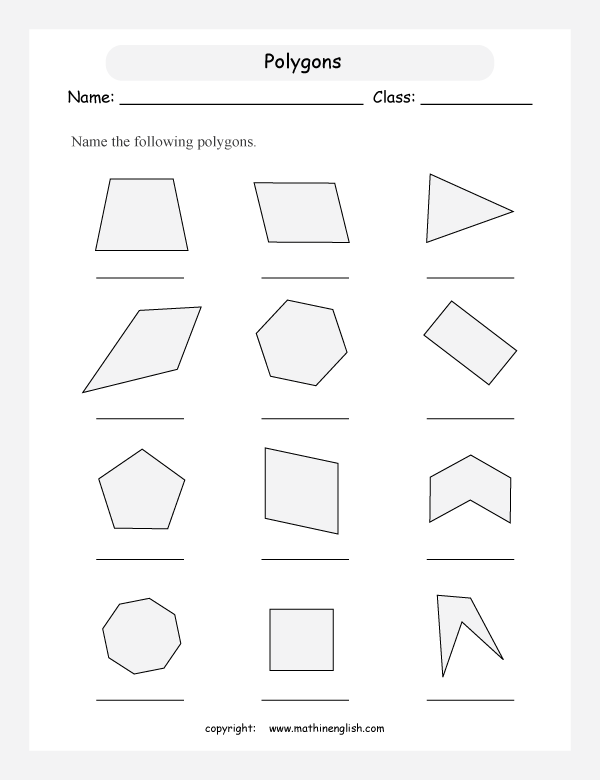 Names Of Polygons