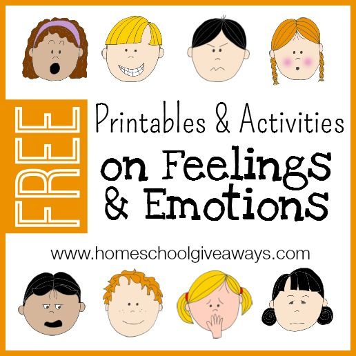 Free Printables And Activities On Feelings And Emotions