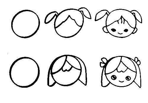 Teach Kids Draw People Page,free Printable Kids Step By Step