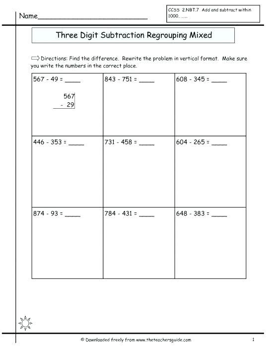 Basic Addition And Subtraction Mixed Number Line Worksheet To Basic Addition And Subtraction Mixed Number Line Worksheet To
