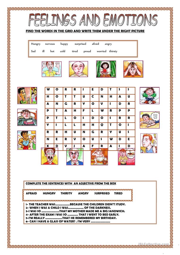 feelings-adjectives-worksheet-with-pictures-for-esl-students