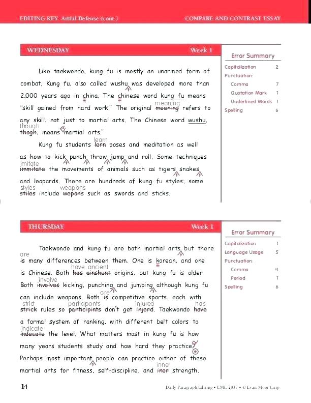 Grammar Correction Worksheets Grade Editing For All Download And