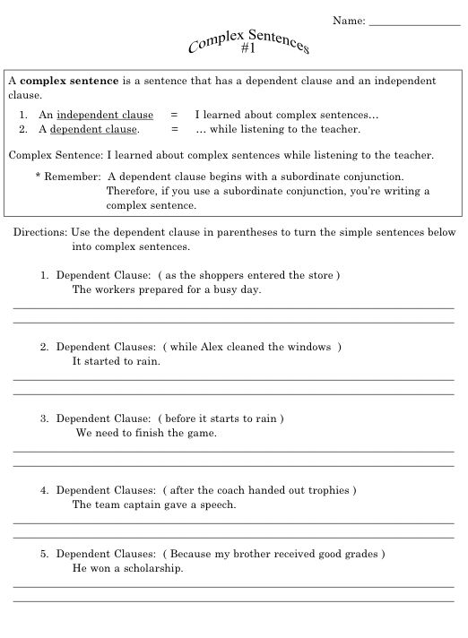 Grammar Worksheets 6th Grade Worksheets For All